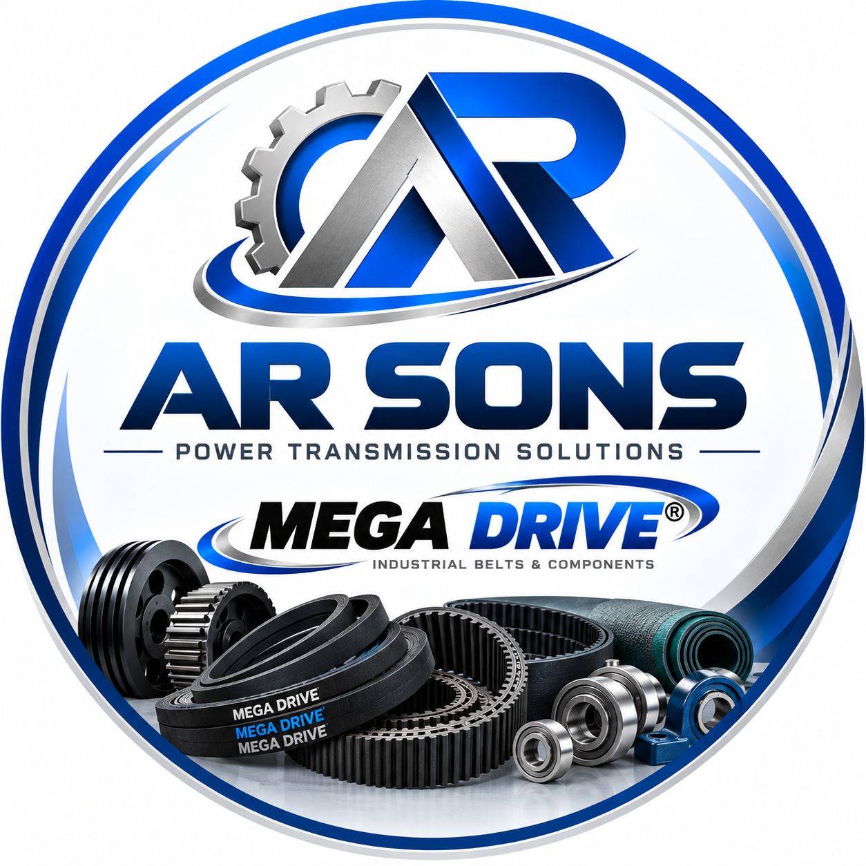 AR SONS MEGA DRIVE logo