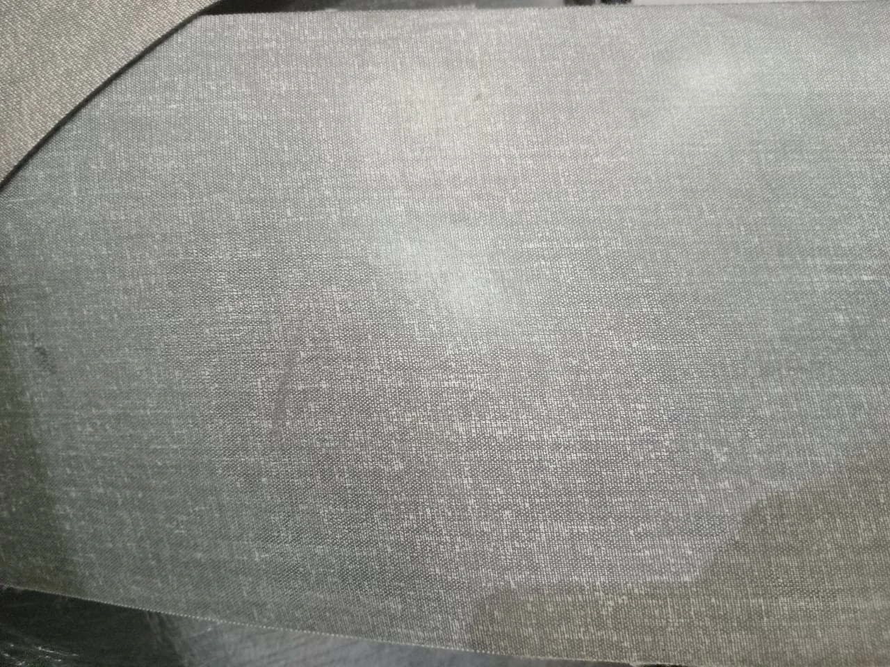 Grey textured emery fabric - new sample